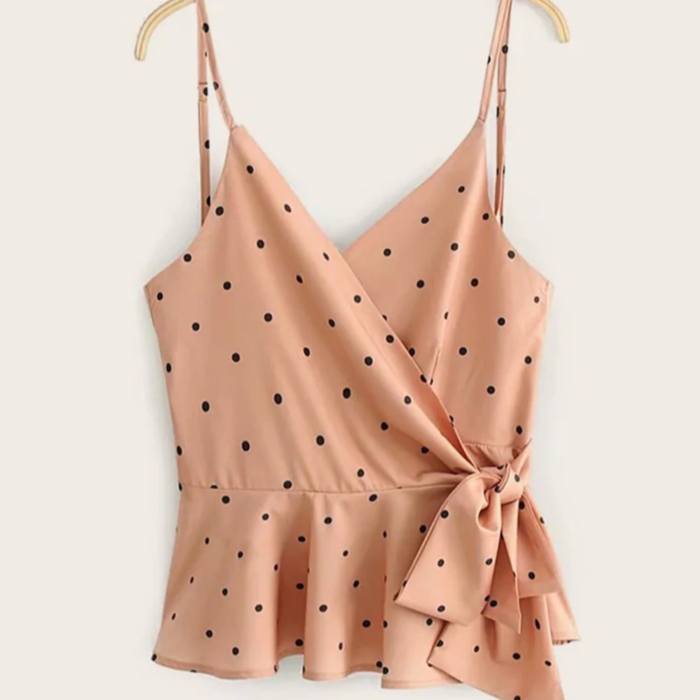 Polka dot tank top
